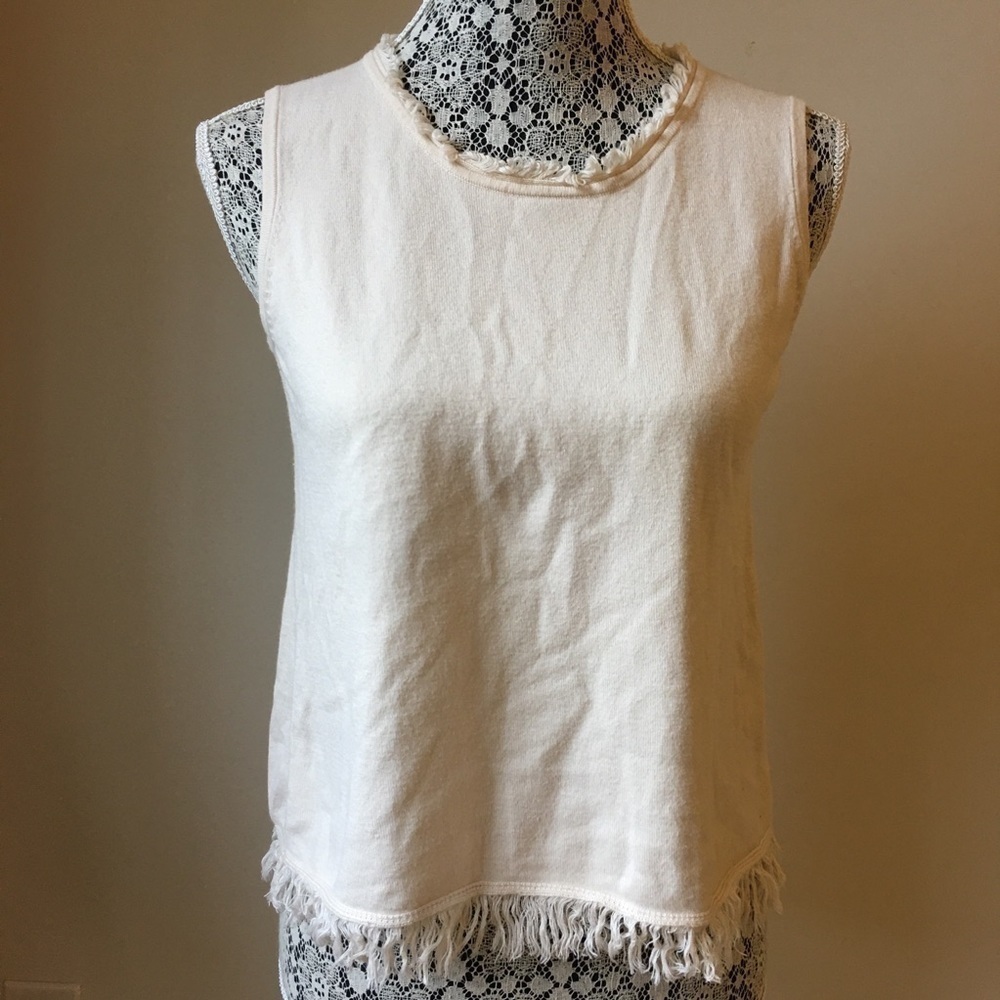 Essentiel Antwerp Sleeveless Top With Fringe